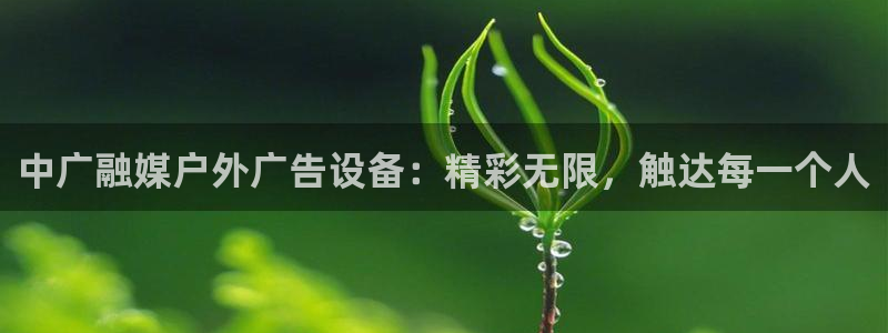 杏宇官方平台官网入口：中广融媒户外广告设备：精彩无限，触达每一个人