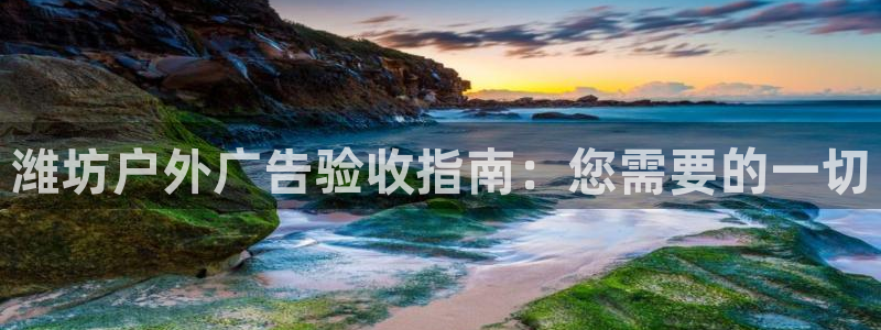 杏宇代理注册：潍坊户外广告验收指南：您需要的一切