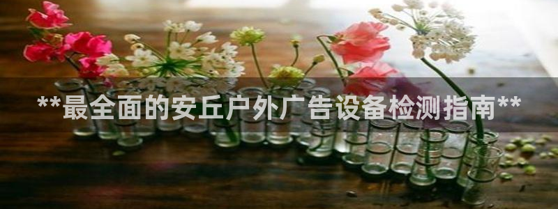 杏宇平台测速链接：**最全面的安丘户外广告设备检测指南**