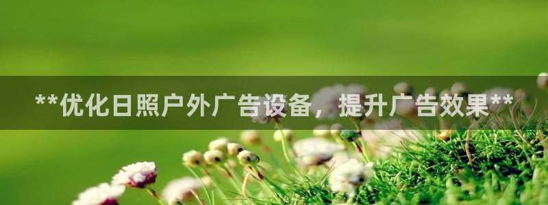 杏宇官方平台官网下载：**优化日照户外广告设备，提升广告效果**