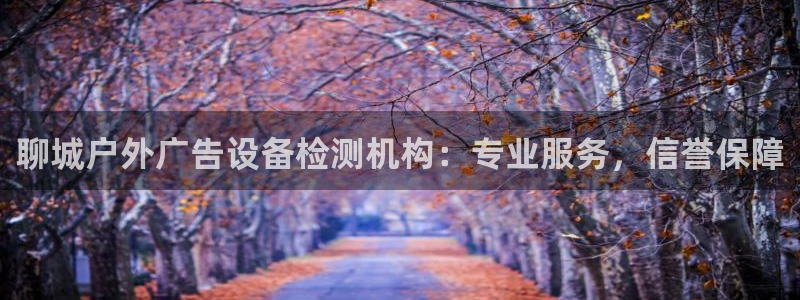 杏宇平台招商：聊城户外广告设备检测机构：专业服务，信誉保障