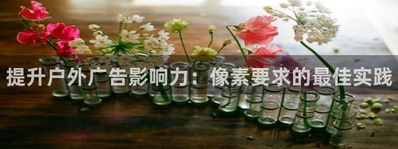 杏宇平台代理：提升户外广告影响力：像素要求的最佳实践