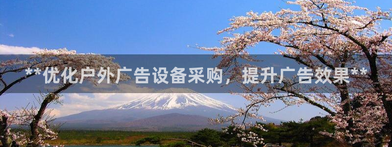 杏宇平台注册地址在哪里：**优化户外广告设备采购，提升广告效果**