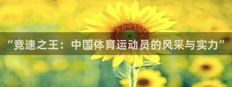 bsports官网 必一运动：“竞速之王：中国体育运动员的风采与实力”