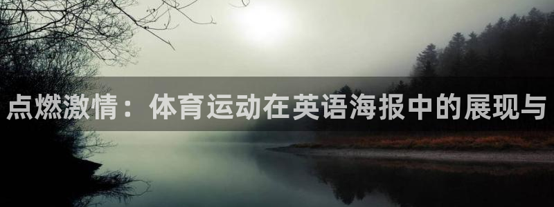bsports必一运动：点燃激情：体育运动在英语海报中的展现与